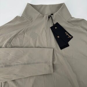 NEW Rudis Go-To 1/4 Zip Pullover Medium Roger Tan Performance Wrestling Shirt